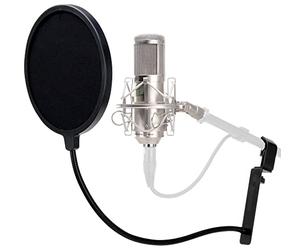 Pronomic CM-100S Studio micrófono de Membrana Grande & Popscreen