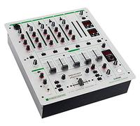 Pronomic DJM-500 Mezclador DJ de 5 Canales - Contador BPM Automático y 2 Modos Cue - Efectos Integrados con 46 Presets - Plateado