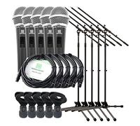 Pronomic DM-58 Micrófono Vocal con Interruptor Set Inicial de 5 Incl. 5X