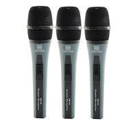 Pronomic DM-59 Micrófono Set de 3 con Abrazadera, Maletín, Cable