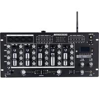 Pronomic DX-165REC MKII DJ-Mixer - mezclador de 5 canales con reproductor USB/SD/Bluetooth - función Cue - función de grabación - 4 entradas de micrófono - ecualizador gráfico