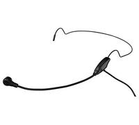 Pronomic HS-65 EA Auricular Negro, Auricular con Diadema para Nuca | Condensador electret trasero, Patrón direccional: cardioide, Respuesta en frecuencia: 50 - 16.000Hz, Relación S/R: >70dB