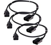 Pronomic IECIEC-0, 5 Cable de Extensión para Equipos Fríos 0, 5m Set de 3