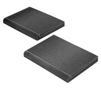 Pronomic ISO-Stand: Placas absorbentes 8" para monitores de Estudio; 2 cuñas para desacoplamiento y reducción de resonancias; 5 ángulos; Espuma Alta Densidad; Antracita