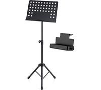 Pronomic OS-01P Atril de Orquesta con Rejilla Perforada y Juego de Pinzas