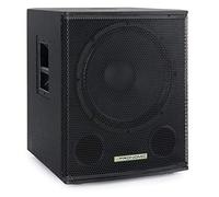 Pronomic SA-15 Sub Subwoofer Activo - 1x Altavoz de 15" con Aberturas bassreflex - 600 vatios Pico - SPL máx.: 124 dB - Brida de 35 mm - Negro