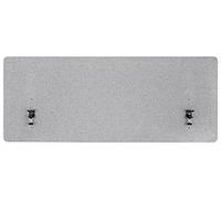 Pronomic Separador de Mesa DiviDesk-15060 GY - Protector Acústico para Trabajo y Hogar - Se Fija en 3 Alturas en la Mesa - Revestimiento Textil - 150 x 60 cm - Optimiza la Acústica del Espacio - Gris
