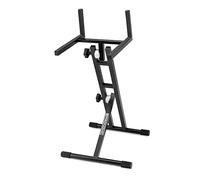 Pronomic Soporte MXS-100 para mixer y amplificador, multifuncional para guitarra, combos, laptops, altavoces y racks. Altura total: 47-82 cm; altura útil: 35-68,5 cm.
