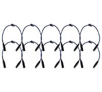 Pronomic Stage DMX3-0,5 cable DMX 0,5m set 10x