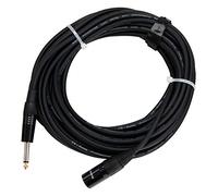 Pronomic Stage JMXM-10 Cable de Audio Mono Jack/XLR 10m Negro, 3 mm