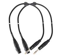 Pronomic Stage JSXF-0.5 Cable XLR/Jack Estéreo 0, 5m Set de 2, Longitud: 0