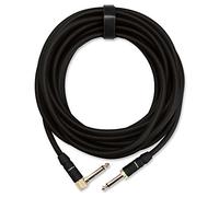 Pronomic Trendline INST-A-6S Cable jack 6m para guitarra/instrumento, jack 6,3mm chapado en oro 24K, funda flexible y resistente, incluye cierre de contacto, color negro.