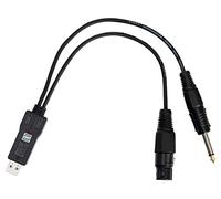 Pronomic UXLRJ USB - KLR/Jack Interfaz de Audio, Micrófono USB, Grabación, Tarjeta de Sonido, Cable, Adaptador, PC/MAC, Convertidor (24 bit, 0,23m, Plug&Play, sin instalación de drivers)