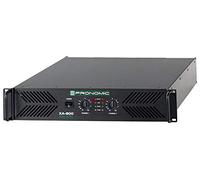 Pronomic XA-800 etapa estéreo 2x1900W a 2O, ventilador automático, 2x entrada XLR, 2x salida XLR paralela, protección y circuito tipo H.