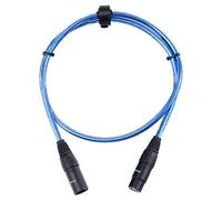 Pronomic Stage XFXM-Blue-1 Cable de micrófono XLR 1 m azul metálico