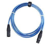 Pronomic Stage XFXM-Blue-2.5 Cable de micrófono XLR 2,5 m azul metálic