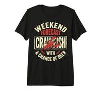 Pronóstico de Fin de Semana Cangrejos Divertido Amante de la Camiseta Premium