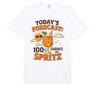 Pronóstico de Hoy 100% probabilidad de Spritz - Cóctel Divertido Comfort Colors Adult Heavyweight T-Shirt