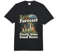Pronóstico de Lluvia Buenas Noticias Buscando Hongos Comfort Colors Adult Heavyweight T-Shirt