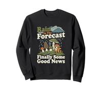 Pronóstico de Lluvia Buenas Noticias Buscando Hongos Sudadera