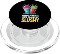 Pronóstico del fin de semana 100% de probabilidad de granizado PopSockets PopGrip para MagSafe