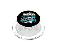 Pronóstico del Fin de Semana 100% de probabilidad de Jugar Jugador Divertido PopSockets PopGrip para MagSafe