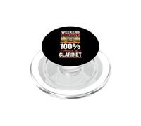 Pronóstico del Fin de Semana 100 por ciento de probabilidad de Clarinete PopSockets PopGrip para MagSafe