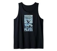 Pronóstico del Fin de Semana 100 por ciento de probabilidad de Pilates Camiseta sin Mangas