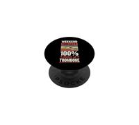 Pronóstico del Fin de Semana 100 por ciento de probabilidad de trombón PopSockets PopGrip Adhesivo