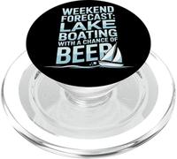 Pronóstico del Fin de Semana Lago Navegación en Barco Verano PopSockets PopGrip para MagSafe