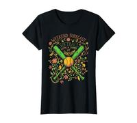 Pronóstico del Fin De Semana Softbol Posibilidad De Sunshine Floral Camiseta