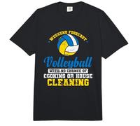 Pronóstico del Fin de Semana: Voleibol, sin Posibilidad de cocinar Comfort Colors Adult Heavyweight T-Shirt