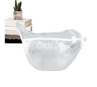 Pronóstico del tiempo de Storm Glass - Mini de pájaro, decoración climática de escritorio, botella de predicción clara | Función refinada para mostrar cambios atmosféricos, elegante pantalla