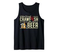 Pronóstico Fin de Semana Cangrejo de río Cerveza Divertido Cangrejo de río Camiseta sin Mangas
