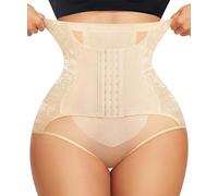 Prontiaduscire Faja Reductora Mujer Bragas Moldeadora Alta Braguita Adelgazante de Abdomen y Cintura - 030R2 Beis 3XL