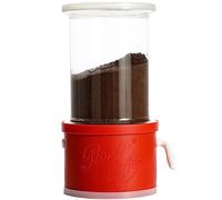 Pronto Café, Recipiente, contenedor y dispensador de café para Moka, Bote café, para almacenar café molido, con dosificador. Fácil de Usar para cafetera de hasta 12 Tazas.