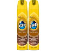 Pronto® Limpiador Aerosol Limon para madera, Antipolvo y Abrillantador, 250 ml (Paquete de 2)