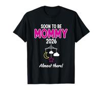 Pronto para ser mamá 2026 Divertido Anuncio de Embarazo Camiseta