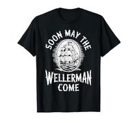 Pronto Puede el wellerman Venir Sea Shanty Sailship Camiseta