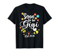 Pronto será Gigi Est 2026 Lindo Pronto Para Ser Mamá Camiseta