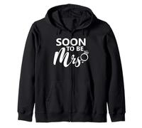 Pronto será la señora. Compromiso Bachelorette Bride Matching Sudadera con Capucha