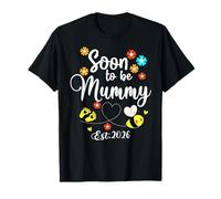 Pronto será Mummy Est 2026 Cute Soon Be Mummymy Camiseta