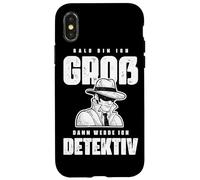 Pronto Seré Grande Entonces Seré Detective Regalo Divertido Carcasa para iPhone X/XS