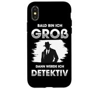 Pronto Seré Grande Entonces Seré Detective Regalo Divertido Carcasa para iPhone X/XS
