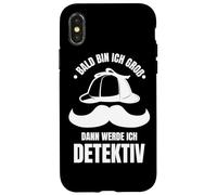 Pronto Seré Grande Entonces Seré Detective Regalo Divertido Carcasa para iPhone X/XS