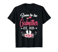 Pronto To Be Godmother Est 2025 Día de la Madre Primera Vez Camiseta
