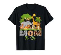 Pronto To Be Mom Jungle Animal Safari Baby Anuncio Camiseta