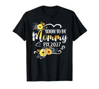 Pronto To Be Mommy EST 2027 Esperando mamá Camiseta