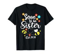 Pronto to be Sister Est 2026 Lindo Pronto To Be Mommy Camiseta