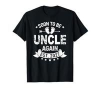 Pronto To Be Uncle Again 2027 Divertido Anuncio de Embarazo papá Camiseta